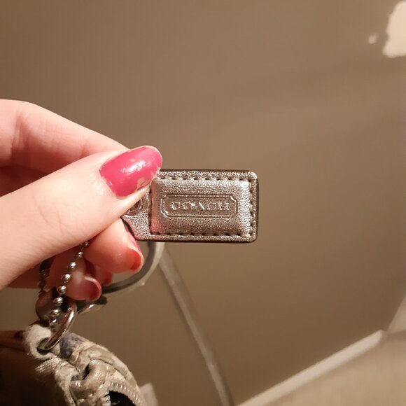 Coach y2k denim wristlet - Picture 2 of 3